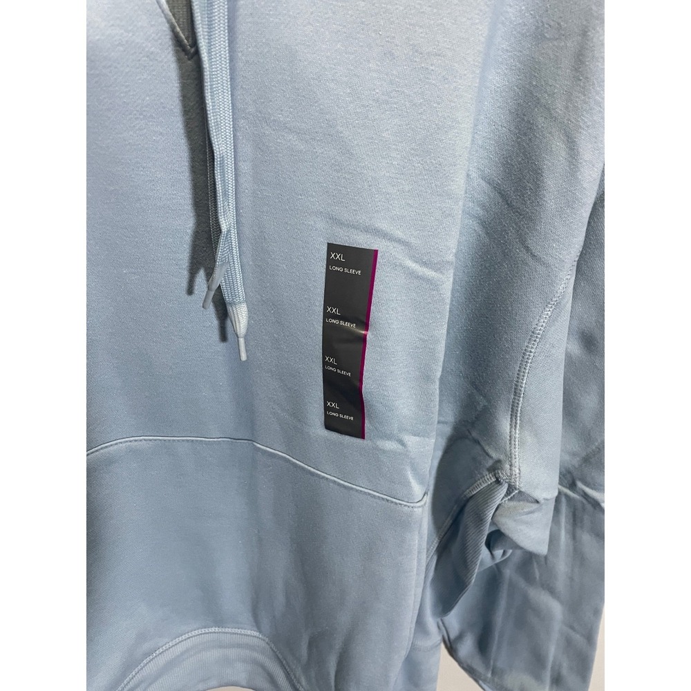 All In Motion Hoodie Women XXL Blue Long Sleeve Activewear Casual Sweatshirt - Picture 3 of 5